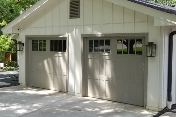 3 panel carriage garage door