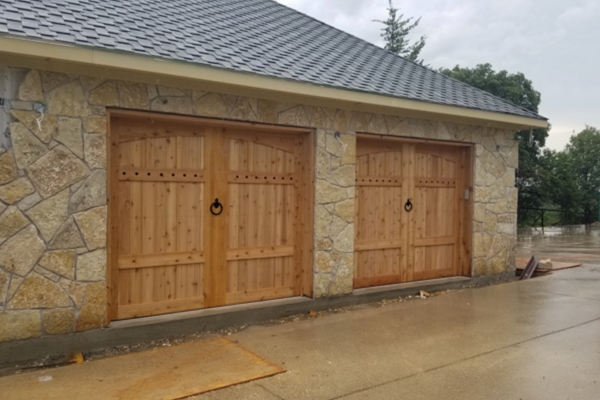 wood garage doors